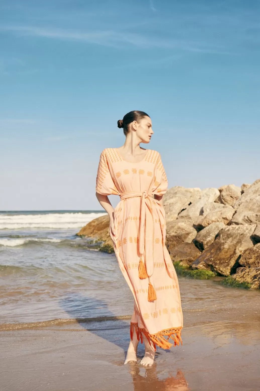 Cheap KAFTAN FRIDITA SALMON Dresses