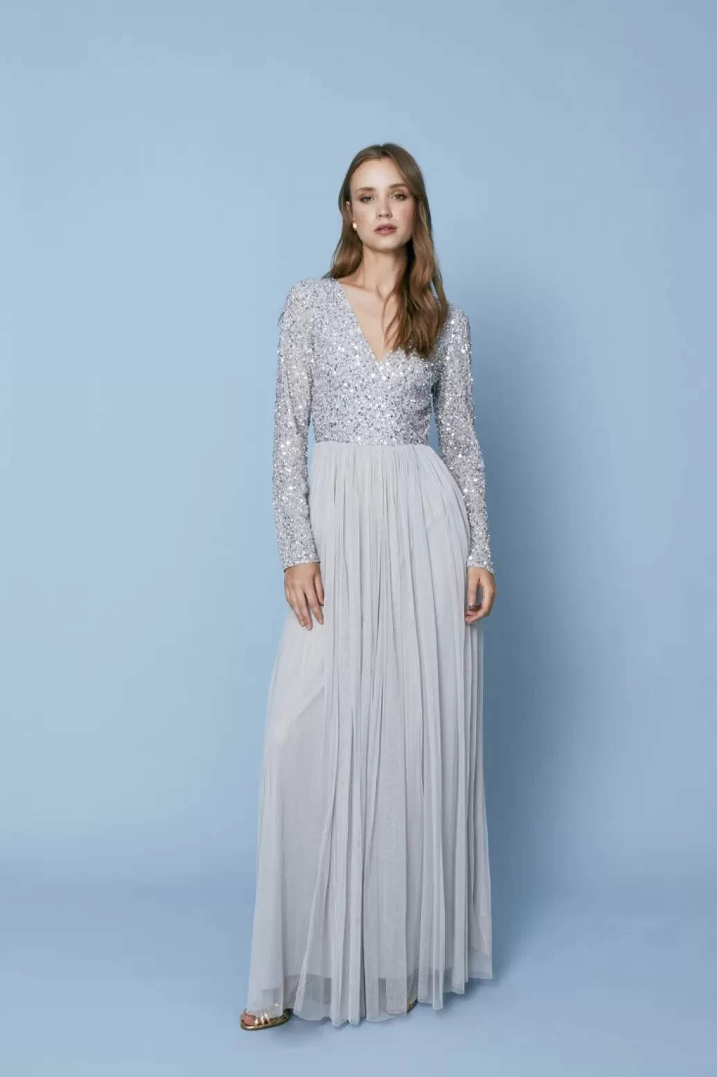 Discount VESTIDO ROMEAAGUAMARINA Long dresses